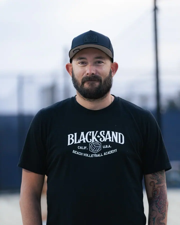 Coach Danny Rodrick in a Black Sand shirt